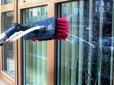 We provide thorough window cleaning services for sparkling clean windows.